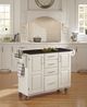 homestyles® Create-a-Cart Black Granite/White Kitchen Cart-1