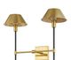 Forty West Maggie Gold 2-Light Sconce-1