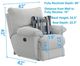 Catnapper Lenny Winter Power Lay Flat Recliner-2