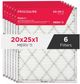 Frigidaire® PureAir® 20'' x 25'' x 1'' MERV 11 Premium Allergen Air Filter - 6 Pack-0