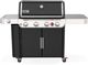 Weber® Genesis E-435 4-Burner Black Freestanding Propane Gas Grill-0