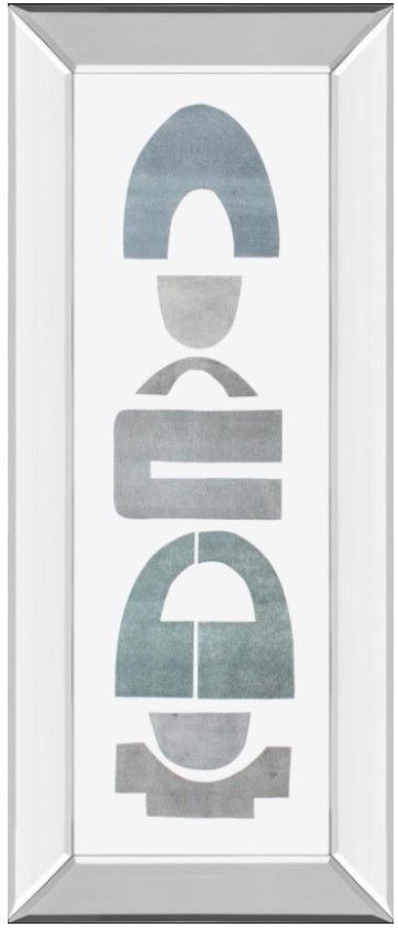 Classy Living Rob Delamater Neutral Totems VII 18" Wall Art-0
