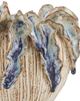 Currey & Company Tropical Crown Ivory/Reactive Blue Small Vase-1