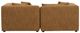Moe's Home Collection Lowtide Nook 3-Piece Amber Glow Modular Sectional and Ottoman-4