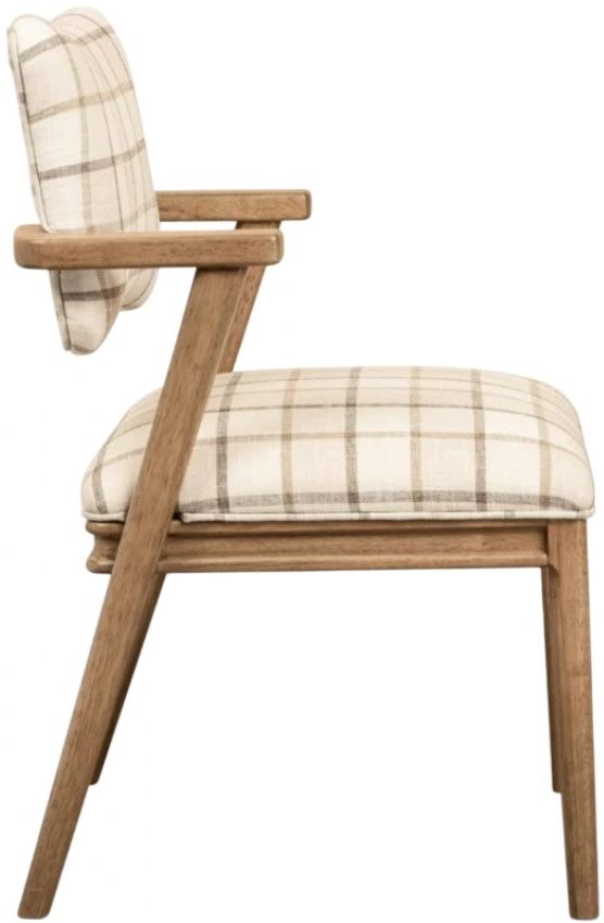 Modus Furniture Carlisle Picnic Upholstered Dining Armchair -3