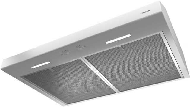 Broan® Glacier BCSEK1 Series 36" White Under Cabinet Range Hood-3