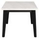 Furniture of America® Sabro 7-Piece White Rectangular Dining Table Set with Black Base-3