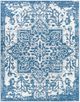 Surya Eagean Cream/Denim 4'x6' Area Rug-1