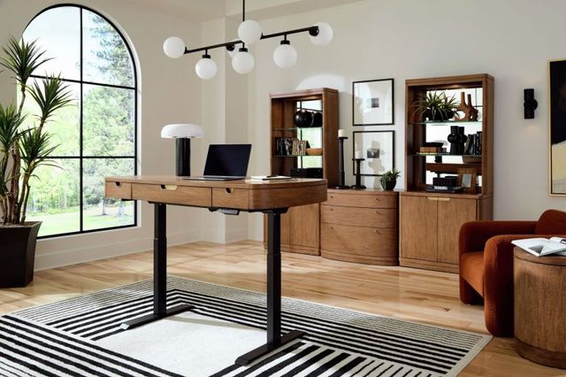 aspenhome® Caden Spiced Caramel 60" Lift Desk-2