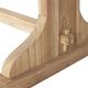 YHD Clifton Rustic Sandblast Dining Table-3