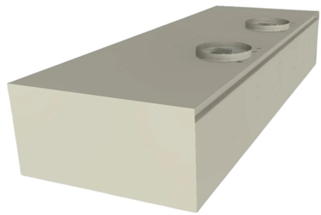 Vent-A-Hood® 66" Biscuit Wall Mounted Range Hood-2