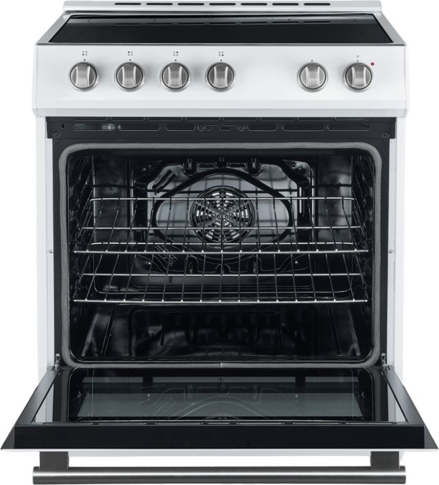 FORNO® Leonardo 30" White Pro Style Electric Range-1