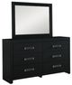 Signature Design by Ashley® Raechalla Black Dresser and Mirror-0