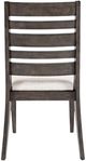 Jofran Inc. Lincoln Square Beige/Espresso Ladderback Side Chair-4