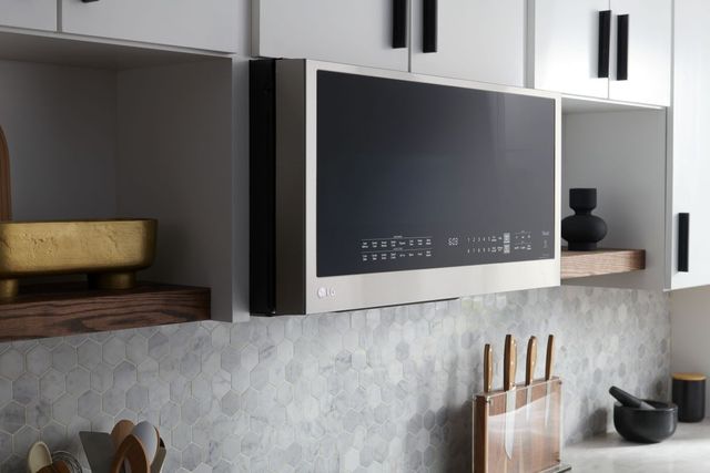 LG 1.7 Cu. Ft. PrintProof® Stainless Steel Over The Range Microwave-7