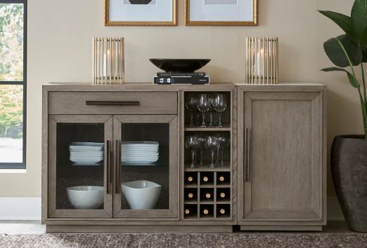Parker House® Pure Modern Moonstone Bar Cabinet-1