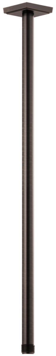 Brizo Essential™ Venetian Bronze Ceiling Mount Shower Arm and Square Flange-0