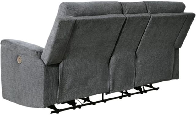 Signature Design by Ashley® Barnsana Gravel Power Reclining Loveseat with Console-3