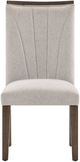 Mazin Furniture Brookings Brown/Gray Dining Side Chair-1