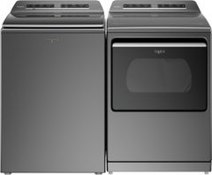 Ensemble de buanderie à chargement vertical Whirlpool® - Ombre chrome