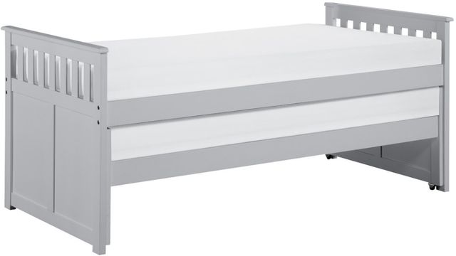 Homelegance® Orion Gray Twin/Twin Trundle Bed-0