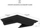 ZLINE Black Stainless Steel Crown Molding with Built-in Bluetooth Speakers-1