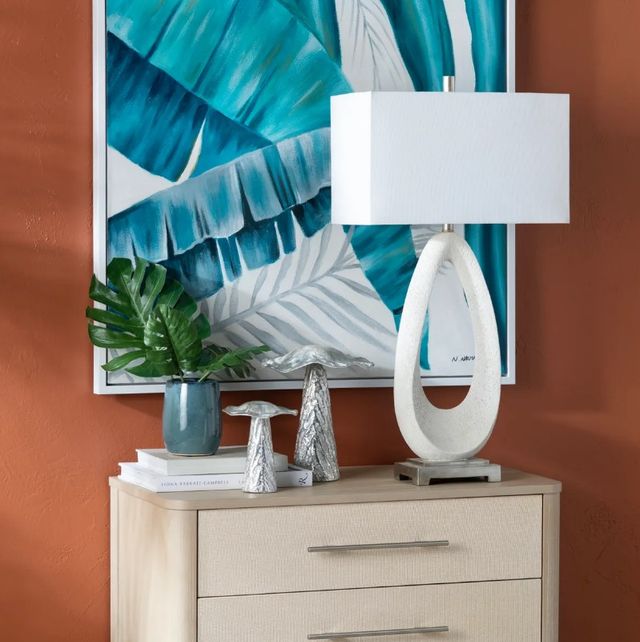 Crestview Collection Ludlow 2-Piece White Table Lamp Set-1