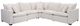 Synergy® 2354 Zeus Pearl 5 Piece Power Reclining Sectional-0