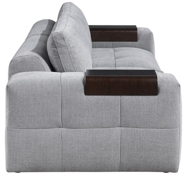 Homelegance® Tidal Gray Loveseat-3