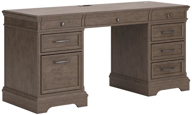 Signature Design by Ashley® Janismore Weathered Grey Credenza-0