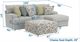 Jackson Furniture Stockbridge 3-Piece Slate Right-Arm Facing Sectional with Ottoman-2