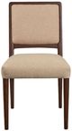 Bassett® Furniture Copenhagen Espresso/Sisal Upholstered Dining Side Chair-1