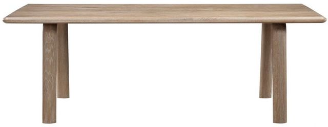 Moe's Home Collection Malibu White Oak Dining Table-0