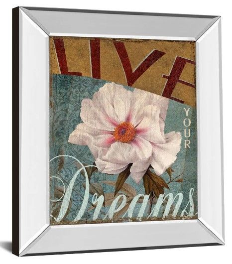Classy Art Live Your Dream by Kelly Donovan Framed Wall Art-1