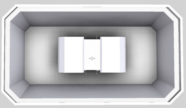 Vent-A-Hood® Designer Series 54" White Island Range Hood-1