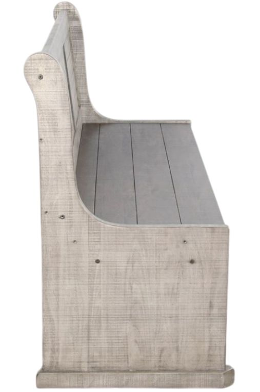 Sunny Designs™ Homestead Hills Alpine Gray/Tobacco Long Bench-3