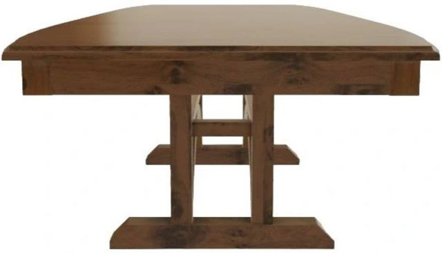 Mavin Customizable 38" x 84" Boat Extendable Dining Table with 18" Leaf-2