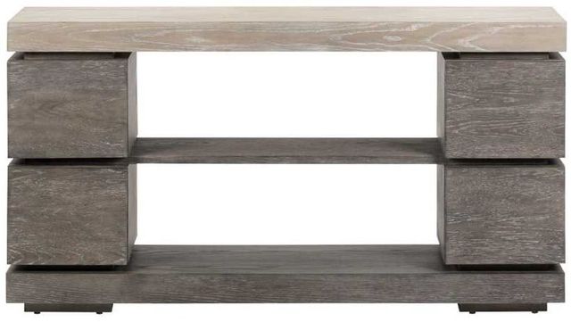 Liberty Furniture Piedmont Ash Sofa Table with Charcoal Base-4