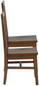 Linon Tory 2-Piece Walnut Dining Chair Set-4