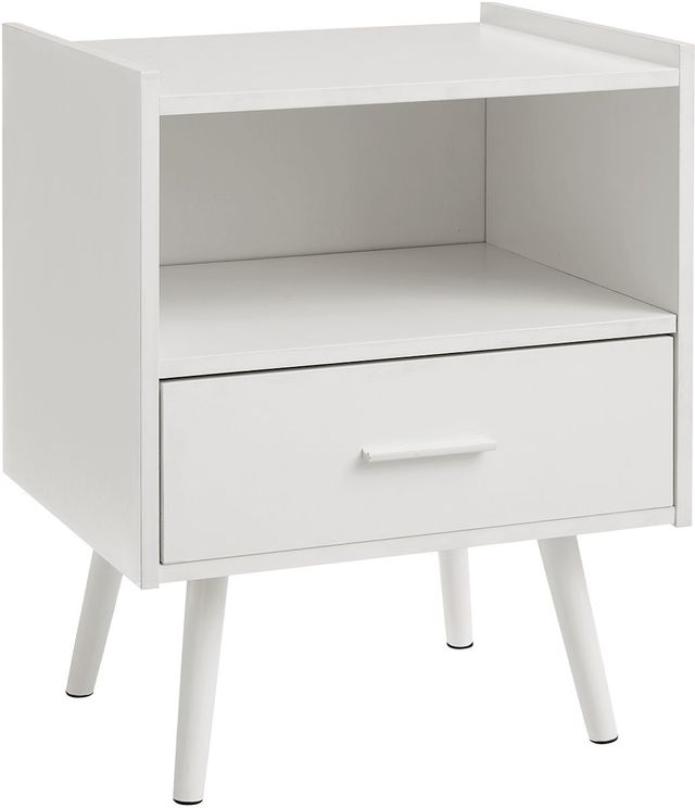 Monarch Specialties Inc. White End Table -0