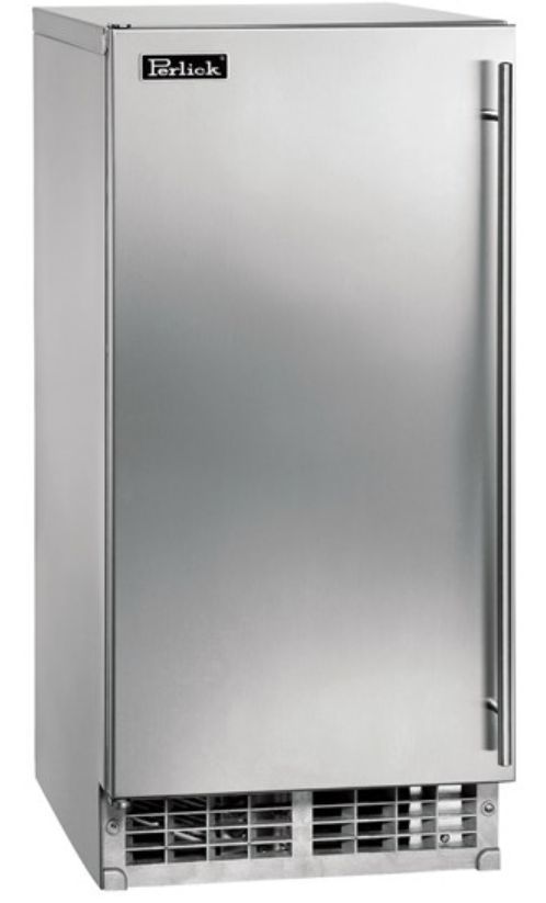 Perlick® ADA-Height Compliant Series 15" 80 lb. Stainless Steel Undercounter Ice Maker-0