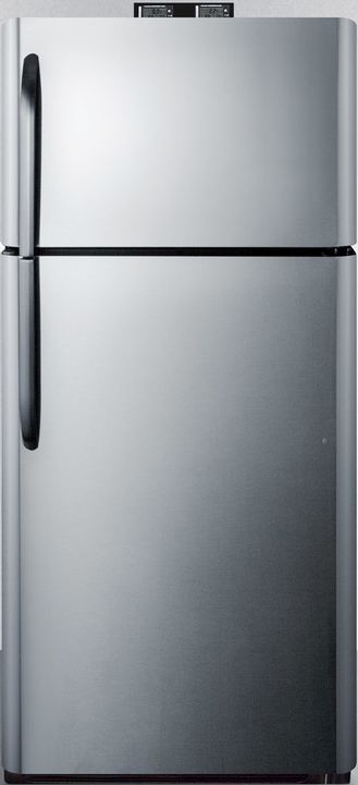 Summit® 30 in. 18.0 Cu. Ft. Stainless Steel Top Freezer Refrigerator-0