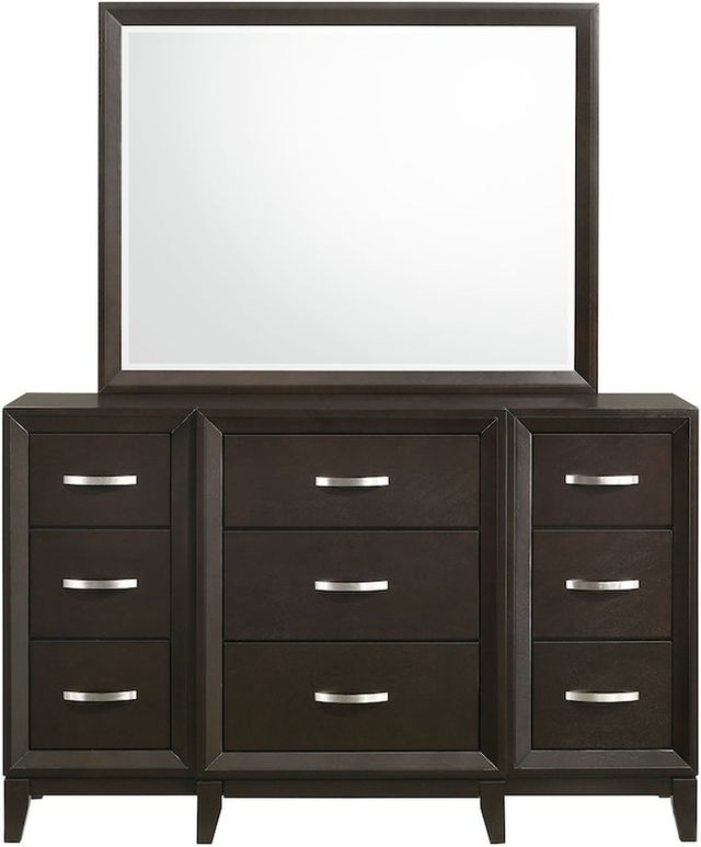 Picket House Furnishings Warren Dresser & Mirror in Merlot Picket House Furnishings Warren Dresser & Mirror in Merlot