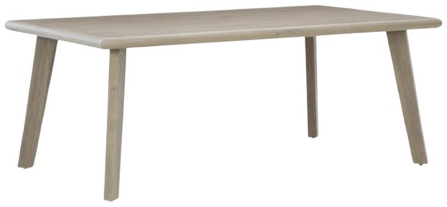 Signature Design by Ashley® Carisbo Beige Aluminum Outdoor Rectangular Dining Table-0