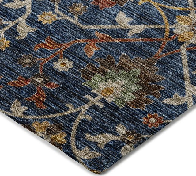 Dalyn™ Rug Company Silk Road SR4 Navy 5'x8' Area Rug-2