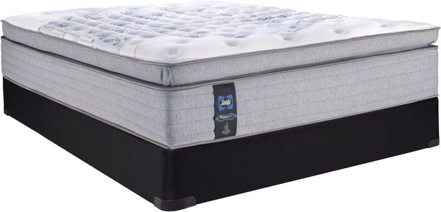 Sealy® Posturepedic® Plus Sabine 14" Wrapped Coil Soft Euro Pillow Top King Mattress-2