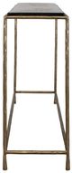 Uttermost® Ovard Glass Top Console Table with Antique Brass Frame-4