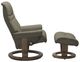 Stressless® by Ekornes® Customizable Sunrise Small Manual Recliner and Ottoman with Classic Base-2