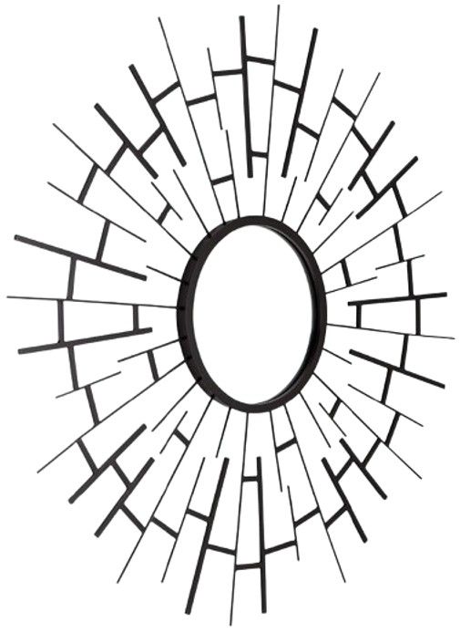 Signature Design by Ashley® Garrenworth Black Accent Mirror-1