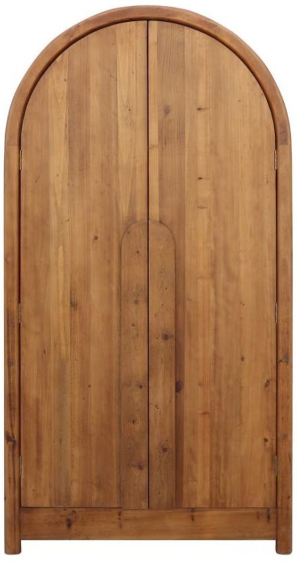 Nest Home Collections Rome Heirloom Natural Tall Cabinet -0